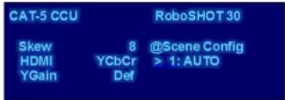 Vaddio RoboSHOT 12E HDBT - Setting the Default Lighting Adjustments - 1