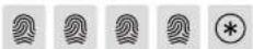 PHILIPS 1000 series DDL111LAFGB - Register a fingerprint - 3
