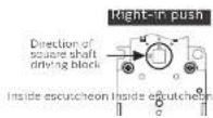 PHILIPS 1000 series DDL111LAFGB - Step 2 | How to switch between push and pull - 1