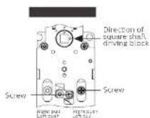 PHILIPS 1000 series DDL111LAFGB - Step 2 | How to switch between push and pull - 4