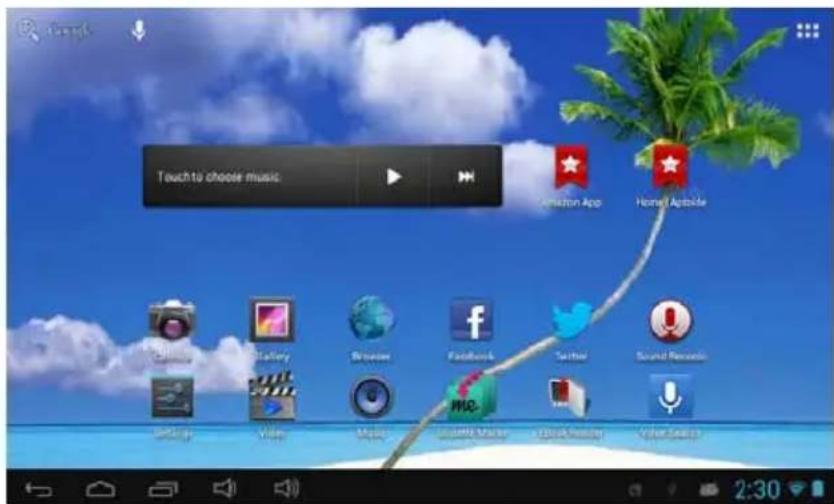 Touch to choose music Amazon App Home Studio