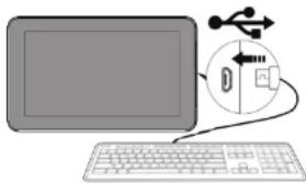 Naxa NID-1052 - Connecting a USB device - 2