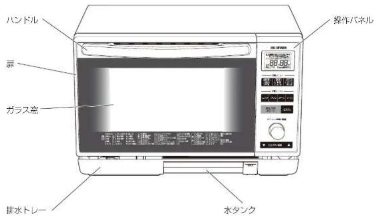 Iris Ohyama MS-2402 - 各部の名称 - 1
