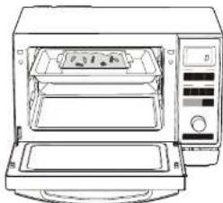 Iris Ohyama MS-2402 - 予熱が完了したら、10分以内に、食品を入れ時間を設定する - 1