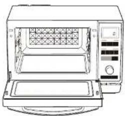 Iris Ohyama MS-2402 - 扉を開けて電源を入れる - 1