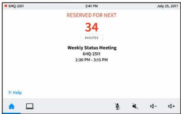6HQ-2511 2:41 PM July 25, 2017 RESERVED FOR NEXT 34 MINUTES Weekly Status Meeting 6HQ-2511 2:30 PM - 3:15 PM Help