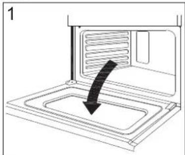 Campomatic CB95W - Cleaning the oven do or 11.3 Removing the doors. - 1