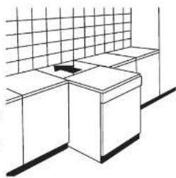 Infiniton DIW-4614W - Montaje entre gabinetes existentes - 1