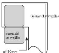 Infiniton DIW-4614W - Paso 1. Seleccionar la mejor ubicación para el lavavajillas - 2