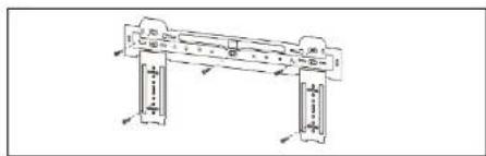Technical diagram of a mechanical assembly with labeled components and dimension lines