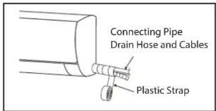 Connecting Pipe Drain Hose and Cables Plastic Strap