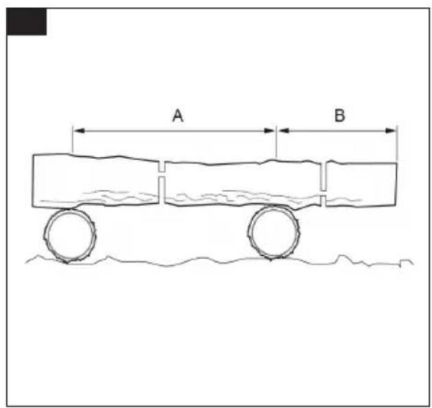 A B