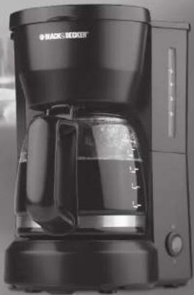 BLACK & DECKER DCM601B - CAFETERA DE 5 TAZAS 5-CUP COFFEEMAKER - 1