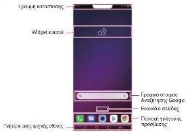LG V405EBW ThinQ - Διάταξη αρχικής οθόνης - 1