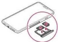 LG V405EBW ThinQ - Τοποθέτηση της κάρτας SIM - 6