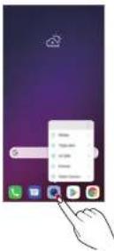 LG V405EBW ThinQ - Συντομεύσεις εφαρμογών - 1