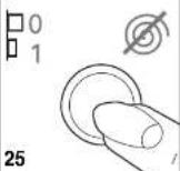 Campomatic WM747W - NO-SPIN BUTTON - 1