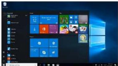Screenshot of a Windows desktop with multiple app icons and system status bar, showing 'Microsoft Teams' and 'Windows'