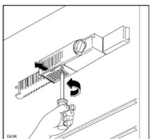 Tricity Bendix BR592W - Changing the light bulb - 1