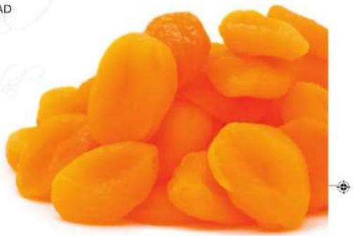 Pile of orange, oval-shaped objects resembling dried fruits or seeds (no text or symbols visible)