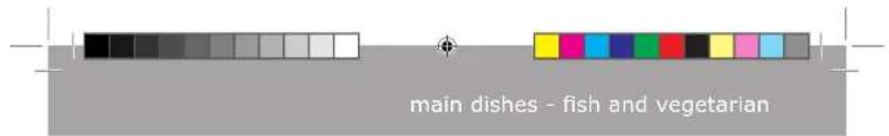 main dishes - fish and vegetarian