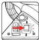 Ozito SSH-2440 - No-volt release switch - 1