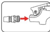Ozito MACP-015 - Connecting to the Compressed Air Hose - 3