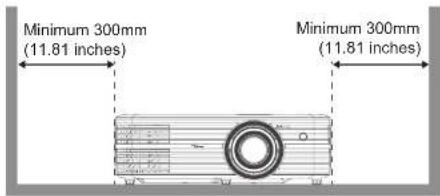 Minimum 300mm (11.81 inches) Minimum 300mm (11.81 inches)