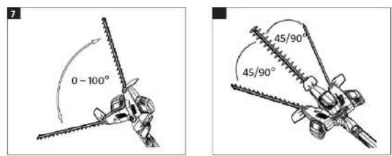 7 0 - 100° 45/90° 45/90°