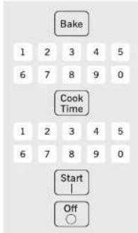 Bake 1 2 3 4 5 6 7 8 9 0 Cook Time 1 2 3 4 5 6 7 8 9 0 Start Off