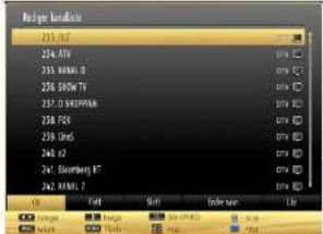 Image settings 254 ATV 256 SHOW TV 257 DISKONION 258 FOX 259 GHz 240 GHz 241 Bluetooth 242 MHz