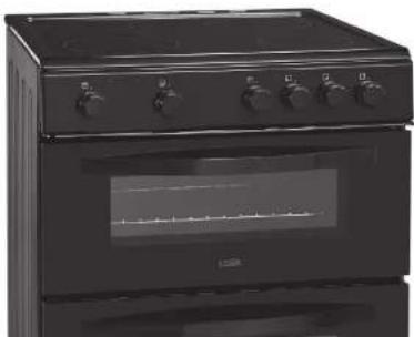 Logik LFTC60W16 - Free-Standing Twin Cavity Electric Cooker - 1