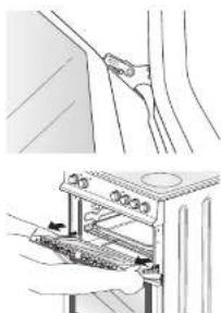 Logik LFTC60W16 - Removing the Grill Door - 2