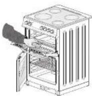 Logik LFTC60W16 - Cleaning the Cooker Door Glass - 2