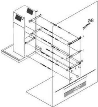 Technical diagram of a mechanical or electrical assembly with labeled components and directional arrows indicating flow or movement.