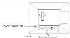 Logik L07DPF10 - Attaching the Stand - 1