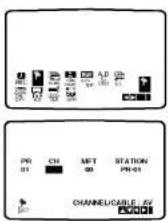 LG DVS7920 - Changing the order of TV Stations - 1