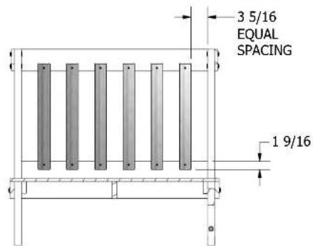 3 5/16 EQUAL SPACING 1 9/16