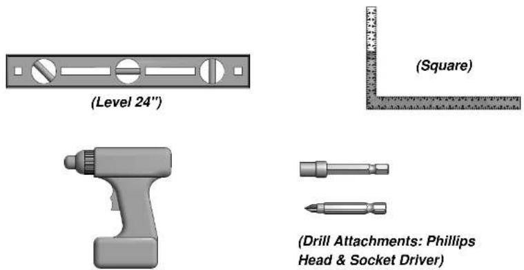 Backyard Discovery Springboro - Tools Required for Installation: - 1