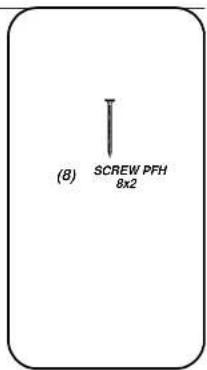 (B) SCREW PFH 8x2