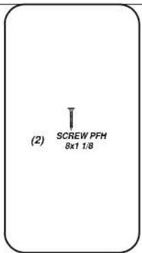 (2) SCREW PFH 8x1 1:8
