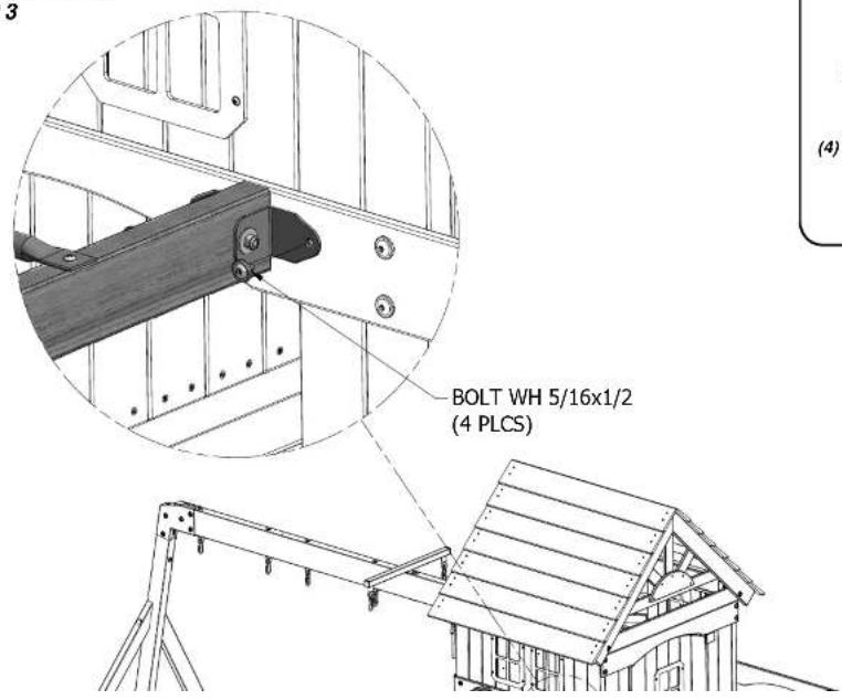 BOLT WH 5/16x1/2 (4 PLCS)