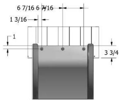 6 7/16 6 7/16 1 3/16 1 3 3/4