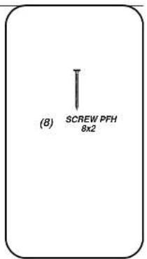 (8) SCREW PFH 8x2