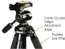 Corter Column Height Adjustment Knob Padded Leg Wrap