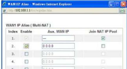Draytek Vigor 2912 - WAN1/WAN2 中的固定或動態 IP 模式細節設定 - 1