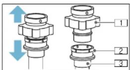 BOSCH WOE135S0ZA - Connection to the universal tap adapter - 1