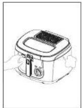 SWAN SD6080N - TO REMOVE THE LID - 1