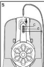 SWAN Lynsey SC15820 - Battery indicator lights show level of charge (Fig. 5): - 4
