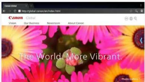 Canon Global View Our Business Newsroom About Canon The World. More Vibrant.